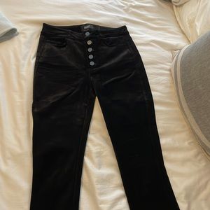 Velvet black Paige Jeans. Great condition! Straight cut & high waisted